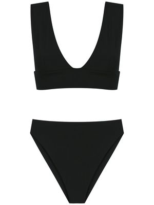 Isolda cut-out bikini set - Black