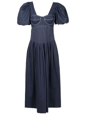 Isolda Gilda corset-style dress - Blue