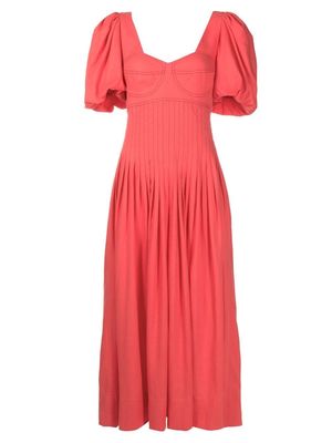 Isolda Gilda corset-style pleated dress - Pink