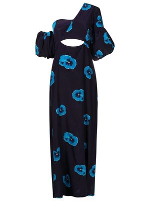 Isolda Greta floral-print dress - Blue