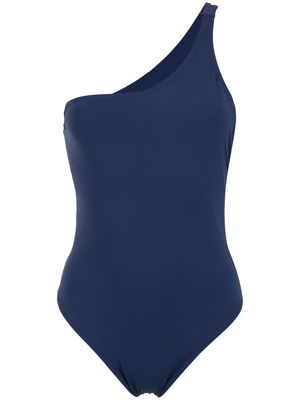Isolda one-shoulder swimsuit - Blue