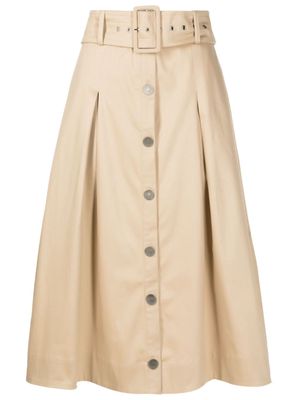 Isolda Virginia midi utility skirt - Neutrals