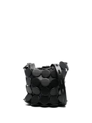 Issey Miyake cut out-detail shoulder bag - Black