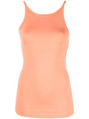 Issey Miyake cut-out sleeveless top - Orange