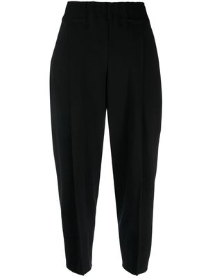 Issey Miyake loose-fit knitted trousers - Black