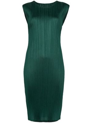 Issey Miyake New Colorful Basics 3 midi dress - Green
