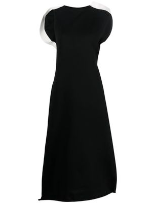 Issey Miyake pleated midi dress - Black
