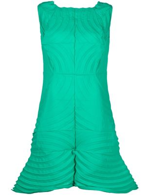 Issey Miyake SEQUENCE PLEATS DRESS - Green