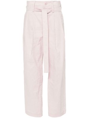 Issey Miyake Shaped Membrane high-waist trousers - Pink