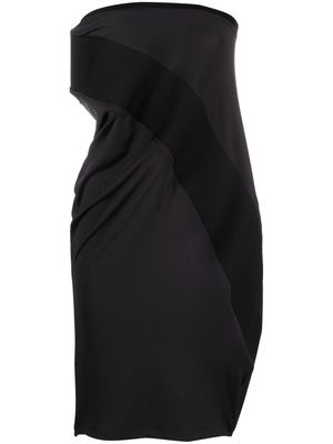 Issey Miyake strapless midi dress - Black