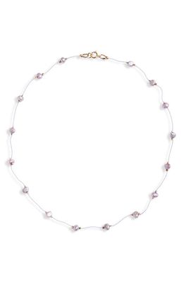 Isshi Desnuda Beaded Necklace in Clam