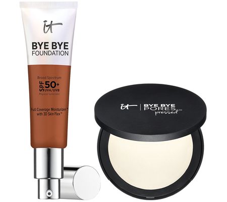 IT Cosmetics Bye Bye Foundation & Setting Powder Duo