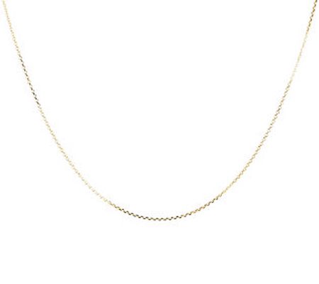 Italian Gold 16" Forzatina Link Necklace, 10K G old