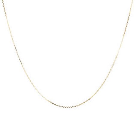 Italian Gold 20" Forzatina Link Necklace, 10K