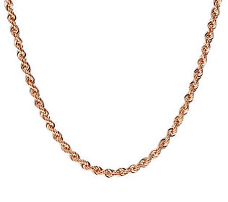 Italian Gold 20" Rope Chain Necklace, 14K 6.7g