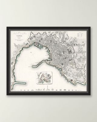 Italian Map Series - Genoa