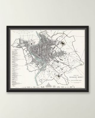 Italian Map Series - Rome