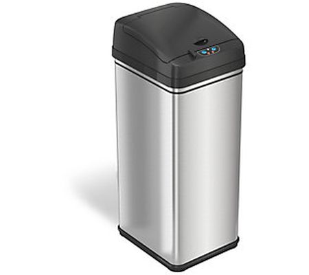 iTouchless 13-Gal Stainless Steel Pet-Proof Sen sor Trash Can