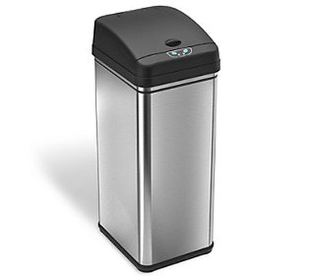 iTouchless 13-Gallon Deodorizer Touchless Trash Can