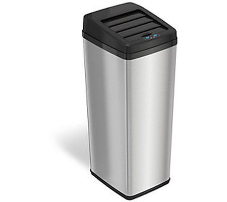 iTouchless 14-Gal Space-Saving Trash Can SX