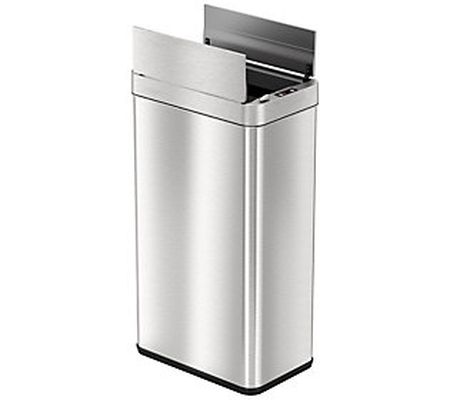 iTouchless 18 Gal Stainless Steel Wings-Open Se nsor Trash Can