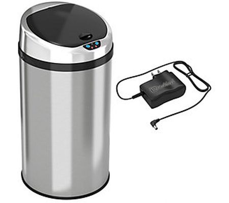 iTouchless 8-Gallon Round Trash Can