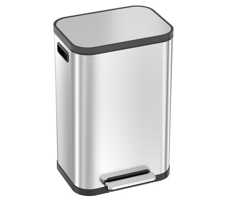 iTouchless SoftStep Stainless Steel Trash Can 1 3.2 gallon