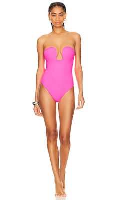It's Now Cool The Curve One Piece in Pink