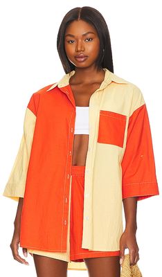 It's Now Cool Vacay Shirt in Orange