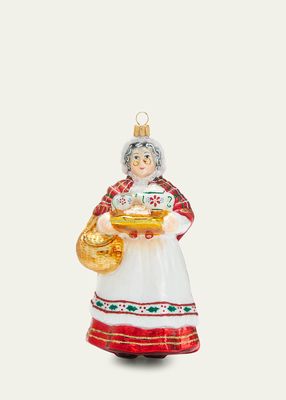 It's Tea Time with Mrs. Claus Christmas Ornament
