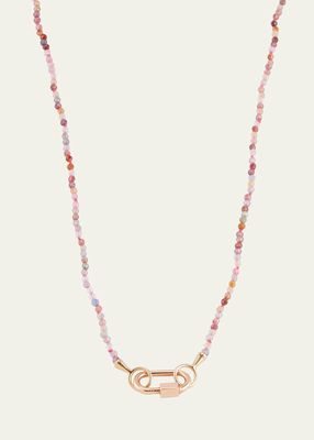Itty Bitty Spinel Strand Necklace, 18"