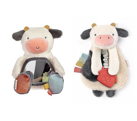 Itzy Ritzy Cow Baby Toy Bundle