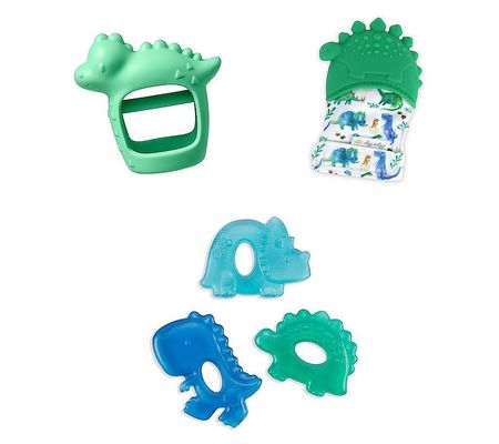 Itzy Ritzy Dino Baby Teething Bundle