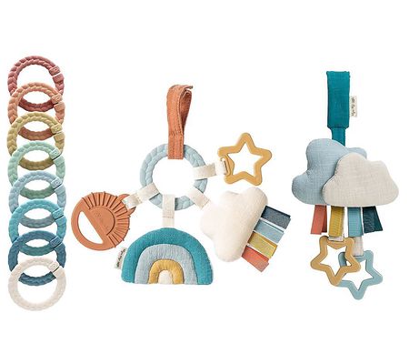 Itzy Ritzy Rainbow Cloud Baby Teething Bundle