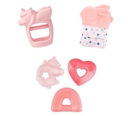 Itzy Ritzy Unicorn Baby Teething Bundle