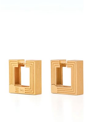 IVI Aurelia square hoop earrings - Gold