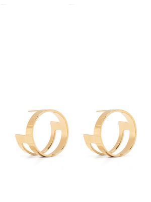 IVI Slot hoop earrings - Gold