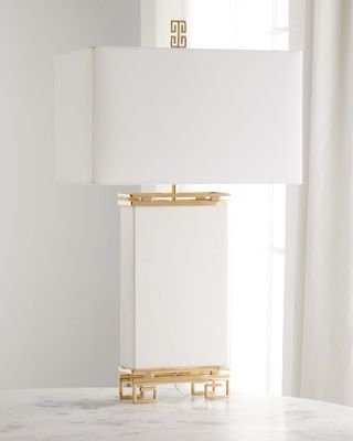 Ivory Brass Table Lamp