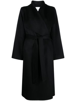 IVY & OAK belted wrap coat - Black