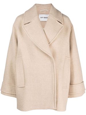IVY & OAK Carly double-breasted jacket - Neutrals