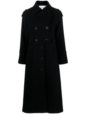 IVY & OAK double-breasted notched coat - Black