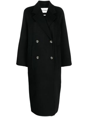 IVY & OAK double-breasted wool midi coat - Black