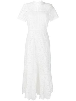 IVY & OAK embroidered long dress - White