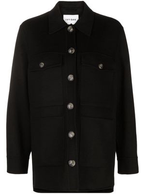 IVY & OAK Juno button-up wool coat - Black