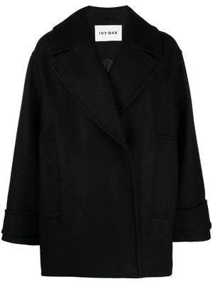 IVY OAK Carly oversized-cut coat - Black
