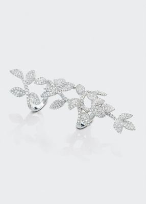 Ivy Ring with Diamonds, Size 4-6