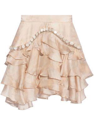 IXIAH Aurora mini skirt - Neutrals