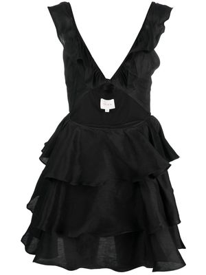 IXIAH Pinnacle mini dress - Black