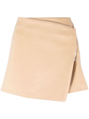 IXIAH Rockafellar asymmetric miniskirt - Neutrals