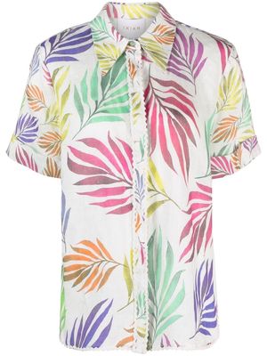 IXIAH tropical print shirt - White